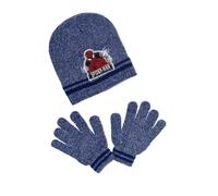 Set berretto e guanti Spiderman Blu
