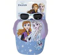 Set berretto e occhiali da sole Frozen - 2 pezzi. Ideale per i fan dell'iconico film Disney, questo set comprende un berretto dall'affascinante design Frozen e occhiali da sole abbinati. Perfetto per