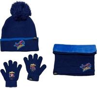 Set berretto guanti da collo Disney (snood o collo doppio all'interno), Set guanti berretto con cappuccio collo Spiderman, taglia unica