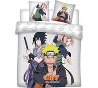 Set biancheria da letto Naruto - 1 copripiumino 240 x 220 + 2 federe 65 x 65 cm (set copripiumino Naruto Shippuden - M) (Naruto 2 posti, 240 x 220 cm | 65 x 65 cm)