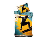 Set Biancheria Da Letto Skateboard Skater 2 Pezzi 135 X 200 CM 100% Cotone