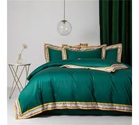 Set Biancheria di Cotone Egiziano da 1000tc Nordic Lince Letto del piumone Copertina Rappresentazione (Colore: Una Dimensione: King (Un Queen Size 4pcs)