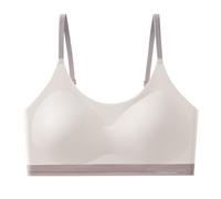 Set biancheria intima bambina 92 biancheria intima estiva per ragazze di livello medio e superiore durante la pubertà. Biancheria intima regolabile in stile gilet sportivo adatto per bambini (bianco