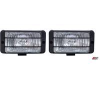 Set Bianco Anteriore Faro Fendinebbia Giorno Luci 12V H3 55W Bumper Lampada 4x4