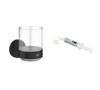 Set bicchiere per lavarsi i denti Grohe Start 411942430, colla Grohe QuickGlue 41127000