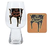 bicchiere con sottobicchiere Harry Potter