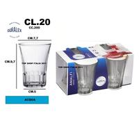 SET BICCHIERI AMALFI BICCHIERE VETRO INFRANGIBILE DURALEX ACQUA VINO CAFFE 2024