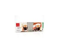 3 Caffeino Bormioli tazzine caffè espresso cl 8,5 bicchieri in vetro trasparente