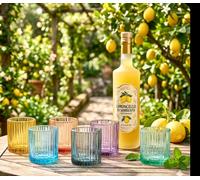 SET Bicchieri Liquorini Shot Plissè 6pz BRANDANI