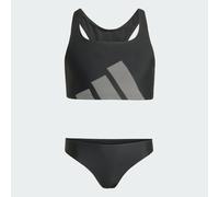 Set bikini C-back Logo grande Bambini Black 10-11A