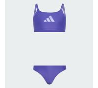 adidas Bambine e Ragazze Glam X-Back Bikini Set Kids Swimwear, Solar Purple, 9-10 Years