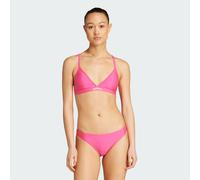 Set bikini triangolo con spalline a 2 vie Shock Pink / White 38