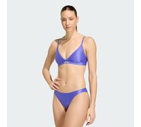 adidas Donna Padded 2-Way Straps Triangle Bikini Set Swimwear, Solar Purple/White, 32