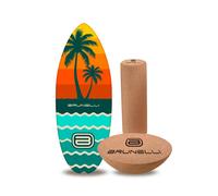 Set Bilanciere Brunelli Halfshell 88Cm Balance Board Fitness Core Training