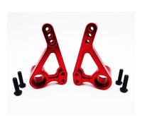 Set bilancieri anteriori in lega Atomik RC, rosso, adatti per Traxxas 1/10 E-Revo e altri modelli Traxxas - Sostituiscono la parte Traxxas 5358