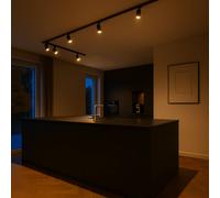 Set binario Calex, 6 faretti GU10, nero, lunghezza 3 m, metallo Calex