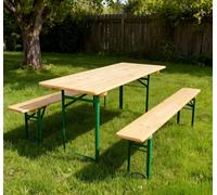 SET BIRRERIA DA ESTERNO RICHIUDIBILE CM 220 METALLO E LEGNO DI PINO