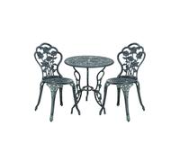 Set bistro kit bistro vintage ensemble di tavolo e sedie da giardino