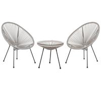 Set bistrot ACAPULCO II Grigio chiaro