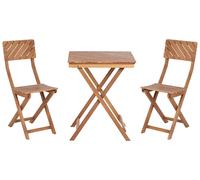 Set bistrot ARDORE Pieghevole Marrone Legno