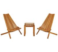 Set bistrot BELLANO Marrone Legno