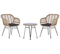 Set bistrot TROPEA II con cuscini Naturale