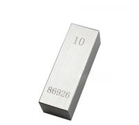 Set blocchetti di riscontro, 1mm 2mm 3mm 4mm 5mm 6mm 7mm 8mm 9mm 10mm Precisione Blocco Di Acciaio Calibro Parallelo Spille Calibro Blocco Di Misura Strumenti Tornio per fresatrice e lavorazione del l