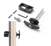 Set blocco maniglia a T antiruggine per edifici esterni longevità garantita