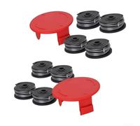 Set Bobine Ricambio per Bosch Trimmer 8 +2 Coperchi Set Bobine | ART 30-36, AdvancedGrassCut, include 8 bobine e 2 coperchi, per facile installazione