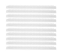 SET BOIL BINGAGGIO SPALE 10pCS Trasparente ABS Plastica 30 fori Combina per la Biblioteca della classe A4 A4 Fogli 100 Fogli di foglio