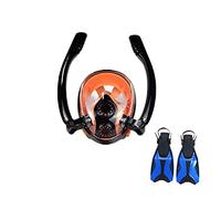 Set bombole per immersioni subacquee Attrezzatura For Il Nuoto Del Serbatoio Del Respiratore For Immersioni Subacquee Snorkeling Piccola Bombola Di Ossigeno Portatile In Miniatura(Mask+Flippers)