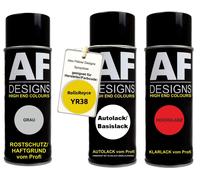 Set bomboletta spray per RollsRoyce YR38 Semaphore Yellow vernice auto...