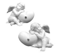 Set bomboniere 24 pz angeli angioletto statuette bimbo comunione matrimonio