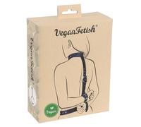 Set Bondage in Pelle Vegana con Collare, Polsiere e Cintura Regolabile