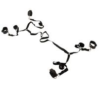 Set Bondage Letto ZADO Cinghie H-System Manette Pelle