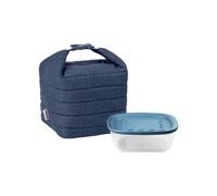 SET BORSA TERMICA CON CONTENITORE SALVAFRESCHEZZA 'HANDY JEANS' "ON THE GO"
