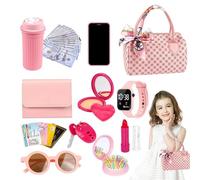 Set Borse Gioco per Bambine - Borsetta Bambini con Trucco Finto | Travestimento Giochi Principessa per Ragazze e Bambine Piccole