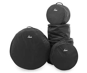 Set Borse Per Batteria XDrum Classic, Misure Stage, 10"x9", 12"x10" | Set da 5 pezzi per shellset batteria, Per misure fusti: 22"x18", 10"x9", 12"x10", 16"x16" e 14"x6, Ampia imbottitura interna