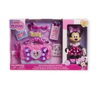 Set borsetta e bambola minnie 25 cm con accessori - disney