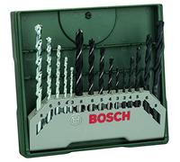 Bosch Mini-x-line 15 Pieces One Size Silver
