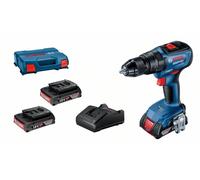 Set Bosch Professional: GSB 18V-50 + 3× GBA 2.0Ah + GAL 18V-20 in valigetta a L 06019H5121
