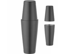 Set Boston shaker tin on tin a 2 pezzi per cocktail, 0,8 l, nero