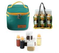 Set Bottiglie Condimento da Campeggio per Garantire Freschezza e Conservazione d