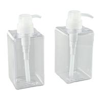 Set bottiglie pompa elegante e pratico 2 distributori di sapone trasparente capa