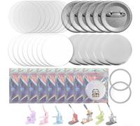 Set Bottoni Automatici 58mm per carta per premium Inclusa Set | Misura standard 58mm, include per carta per premium, film per trasparente, montaggio , per ideale per hobby