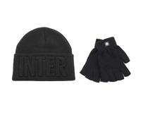 Set Box Idea Regalo Natale o Compleanno, 2 prodotti INTER, Cappello e Guanto, Prodotto Ufficiale INTER 154007