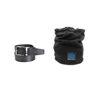 Set Box Idea Regalo Natale o Compleanno, 2 prodotti INTER, Scaldacollo e Cintura in Pelle, Prodotto Ufficiale INTER 154010