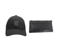 Set Box Idea Regalo Natale o Compleanno, 2 prodotti JUVENTUS, Cappello Baseball e Borsello, Prodotto Ufficiale JUVENTUS 134017