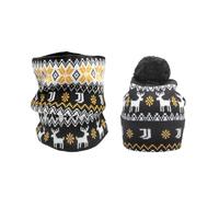 Set Box Idea Regalo Natale o Compleanno, 2 prodotti JUVENTUS, Cappello e Scaldacollo, Prodotto Ufficiale JUVENTUS 134006