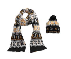 Set Box Idea Regalo Natale o Compleanno, 2 prodotti JUVENTUS, Cappello e Sciarpa, Prodotto Ufficiale JUVENTUS 134005